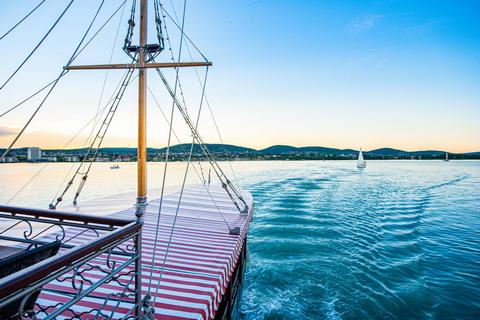 Naplementés visszaút Balatonfüred irányába